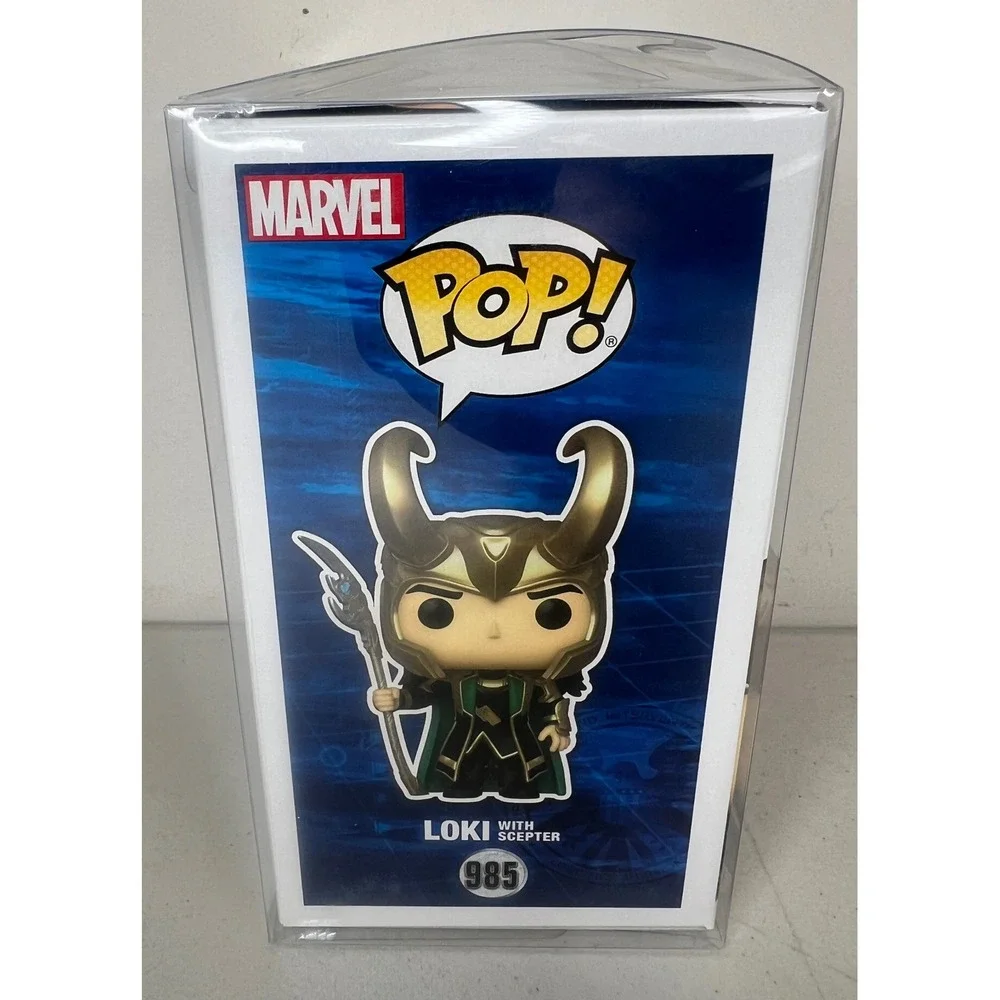 Funko POP Marvel Avengers Loki with Scepter 985 Glow in the Dark EE Exclusive